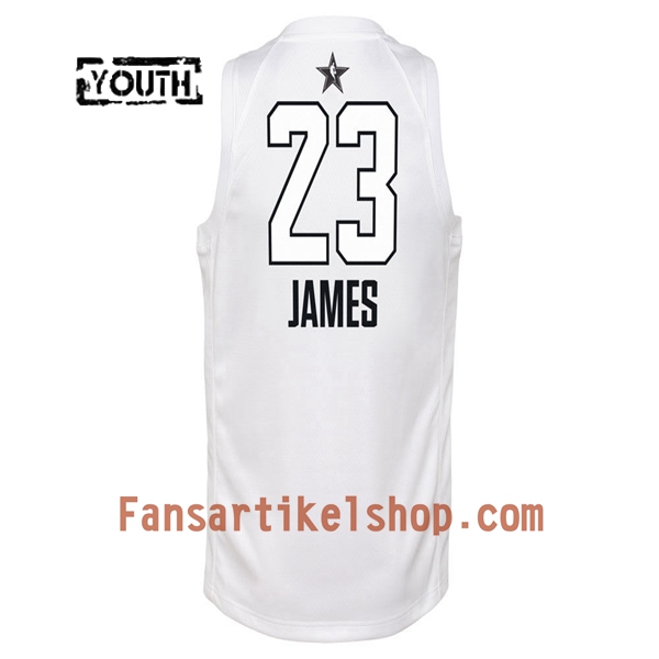 NBA Cleveland Cavaliers Trikot LeBron James  23 2018 All-Star Jordan Brand Weiß Swingman - Kinder